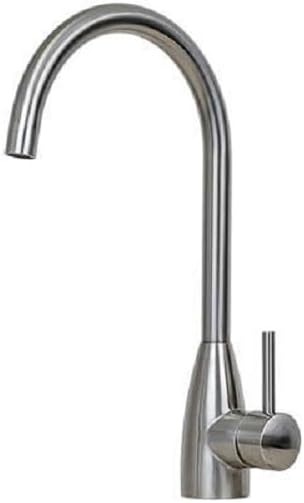 KS2940 Modern Brushed Stainless Steel Kitchen Faucet, Bar, Single Handle