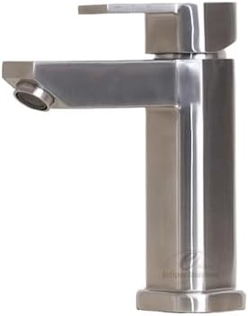 E2 Stainless MA100 Medina Lavatory Bathroom Faucet Brushed Stainless Steel 