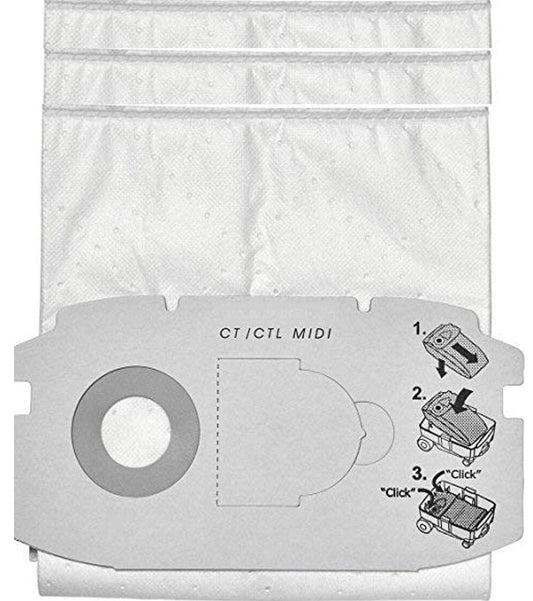 ReUsable Festool CT MINI MIDI 498411 SelfClean Filter Bag W/Zipper