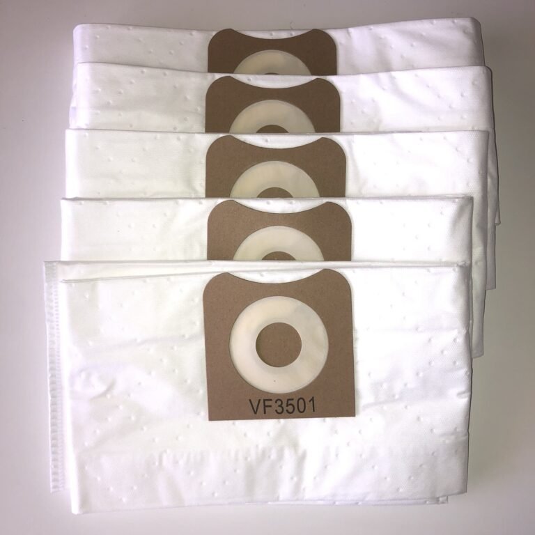 fits ridgid vf3501 selfclean filter bags, 3 4.5 gallon ws32045 23738 5 pk