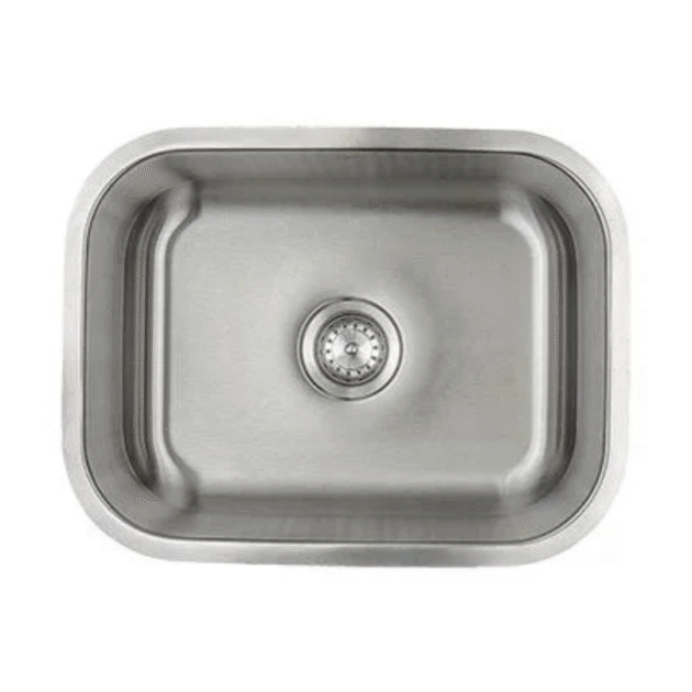 e2 stainless m2318 stainless steel undermount bar or vegetable prep sink 18 gauge