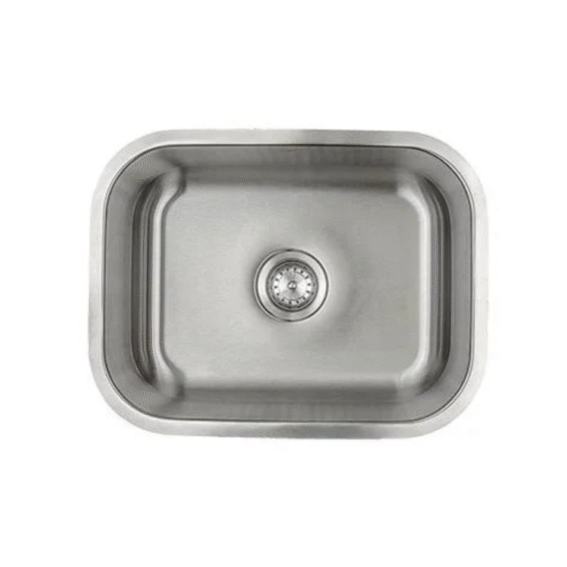 e2 stainless m3018 stainless steel super single under mount kitchen sink 18 gauge