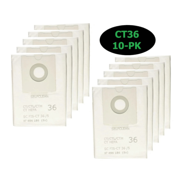 ct 36 selfclean filter bag 496186 compatible with festool ct36 dust extractor 10 pk