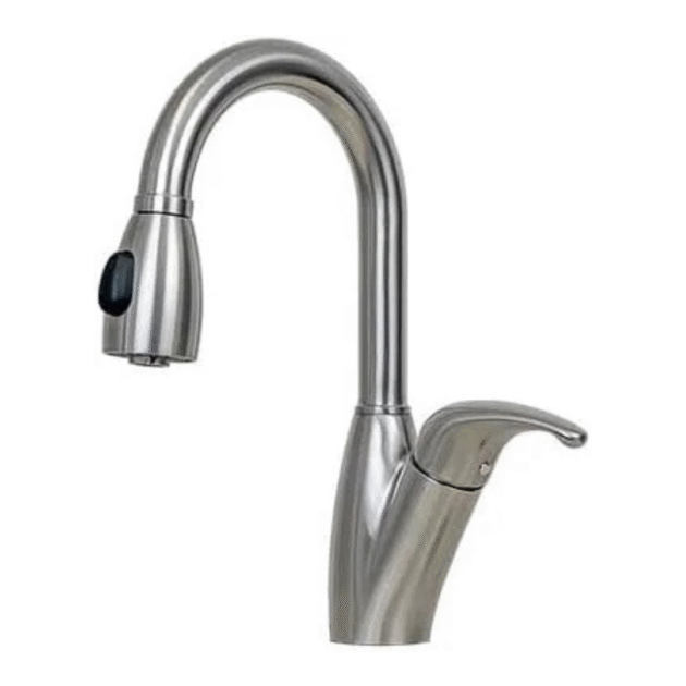 kps3030m hampton kitchen faucet, brushed stainless steel w/ pull down sprayer