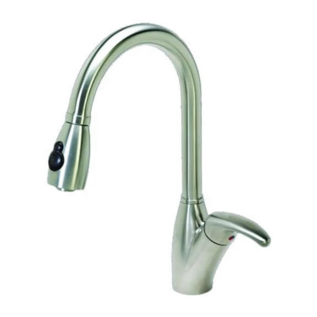 kps3030 cascade kitchen faucet 100% solid t304 cast brushed stainless steel