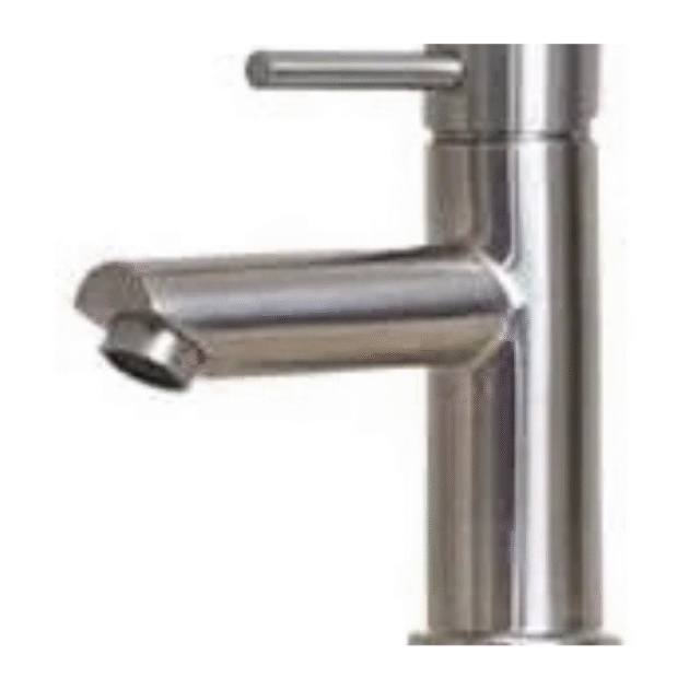 e2 stainless lav736 rapoli lavatory bathroom faucet 100% solid cast t304 brushed stainless steel