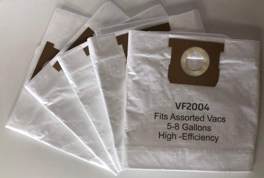 re usable vf2004 shop vac bags 5 8 gallon tear resistant material w/ zipper 3 pk re usable vf2004 shop vac bags 5 8 gallon tear resistant material w/ zipper 3 pk