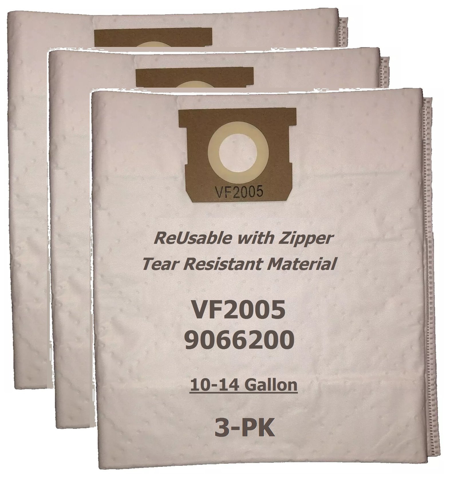 re usable vf2004 shop vac bags 5 8 gallon tear resistant material w/ zipper 3 pk re usable vf2004 shop vac bags 5 8 gallon tear resistant material w/ zipper 3 pk