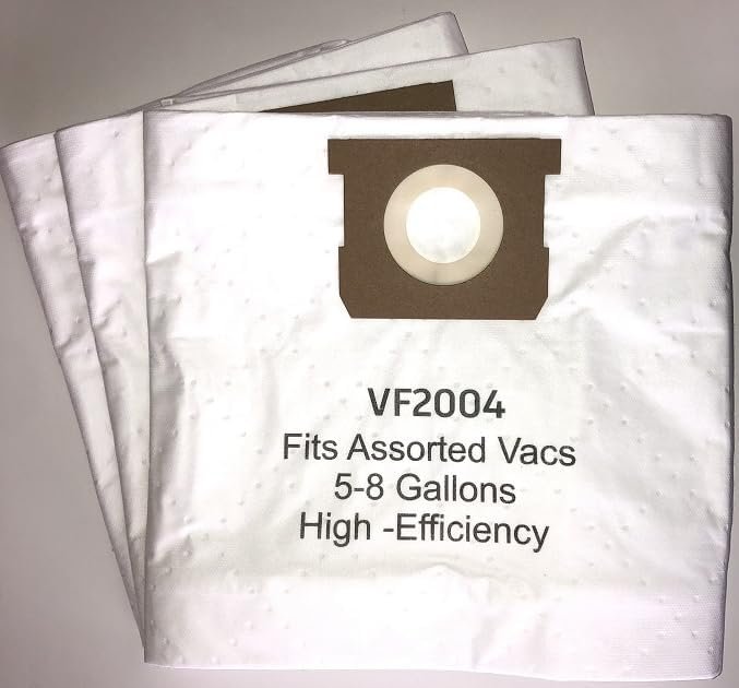 re usable vf2004 shop vac bags 5 8 gallon tear resistant material w/ zipper 3 pk re usable vf2004 shop vac bags 5 8 gallon tear resistant material w/ zipper 3 pk